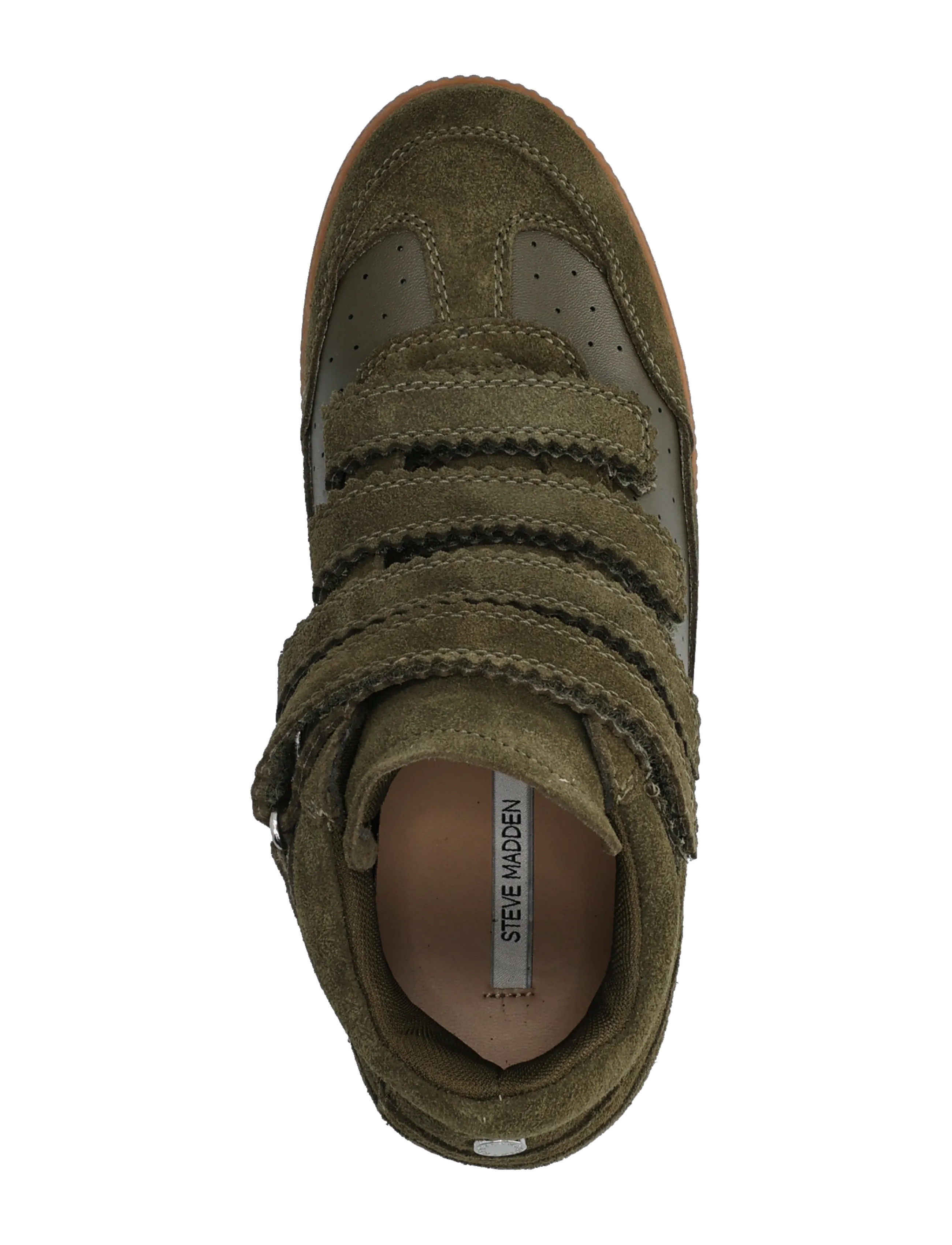 Steve Madden - Mustang - kilesneaker - khaki olv suede - 3