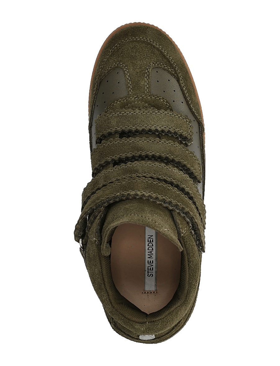 Steve Madden - Mustang - kilesneaker - khaki olv suede - 3