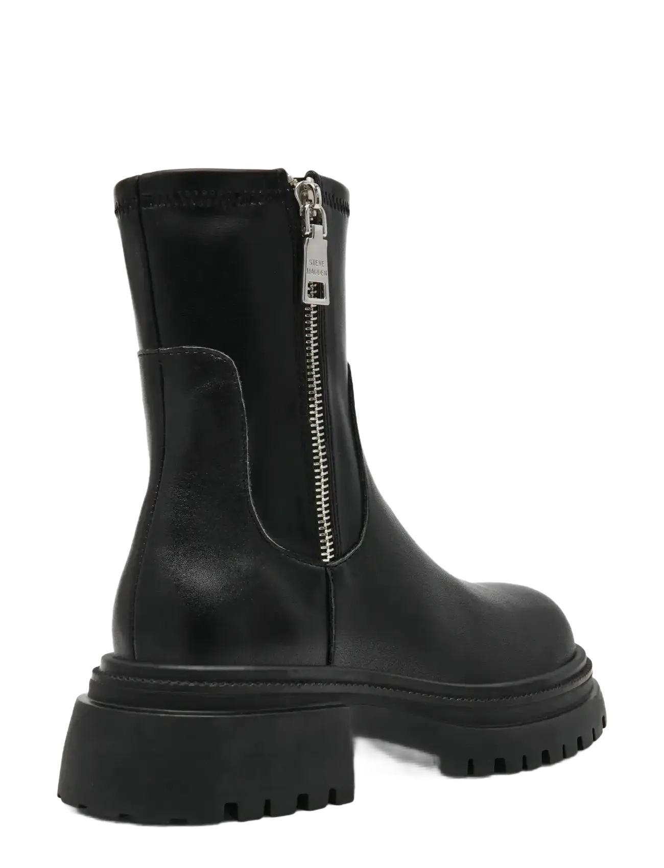 Steve Madden - Roadmap - flate ankelstøvletter - blk action lea - 2