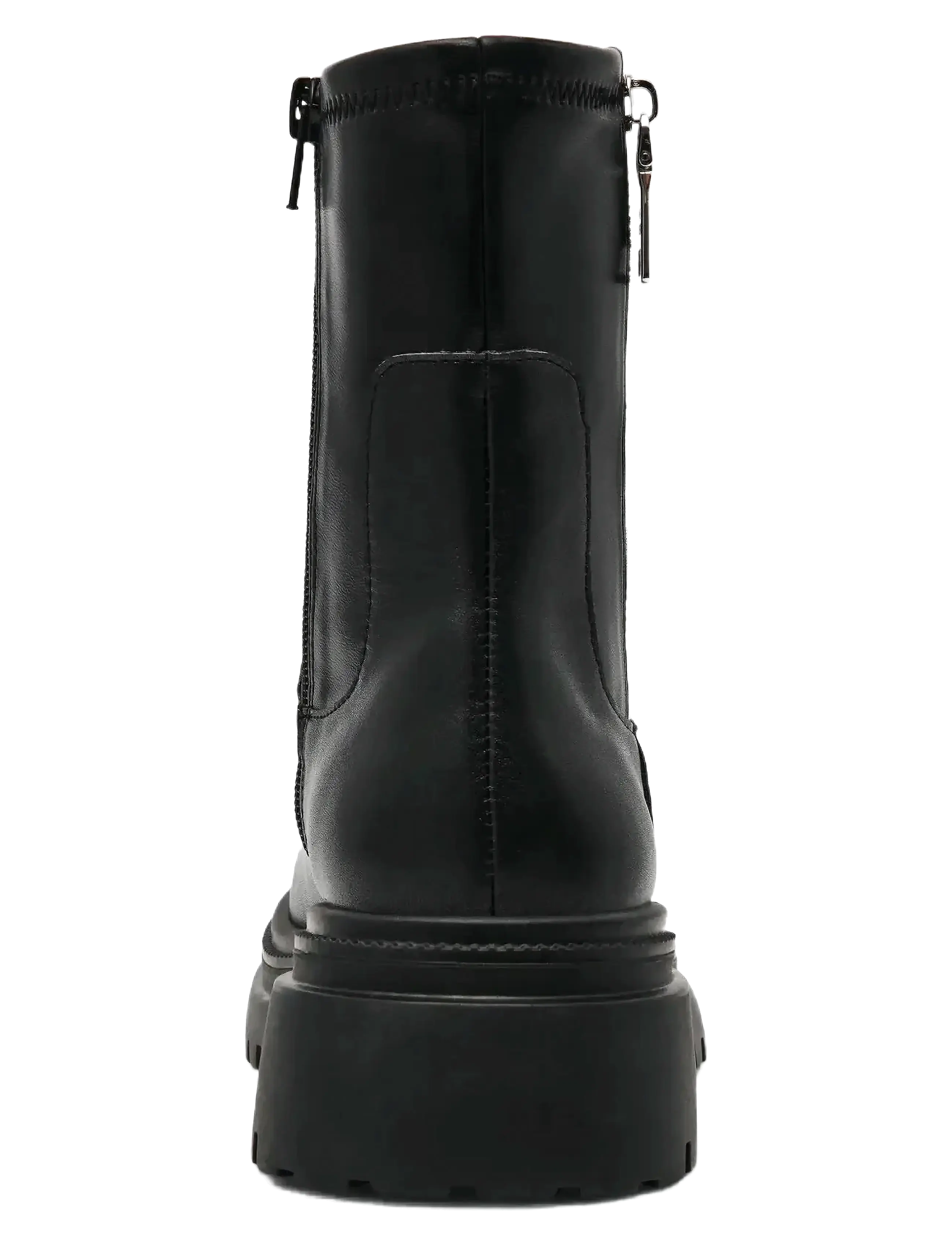 Steve Madden - Roadmap - flate ankelstøvletter - blk action lea - 3