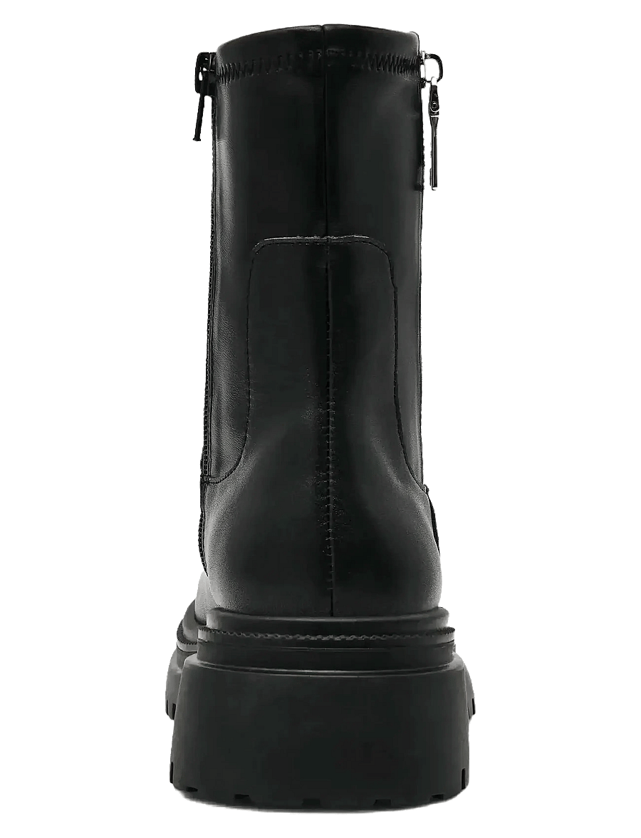 Steve Madden - Roadmap - platta ankelboots - blk action lea - 3