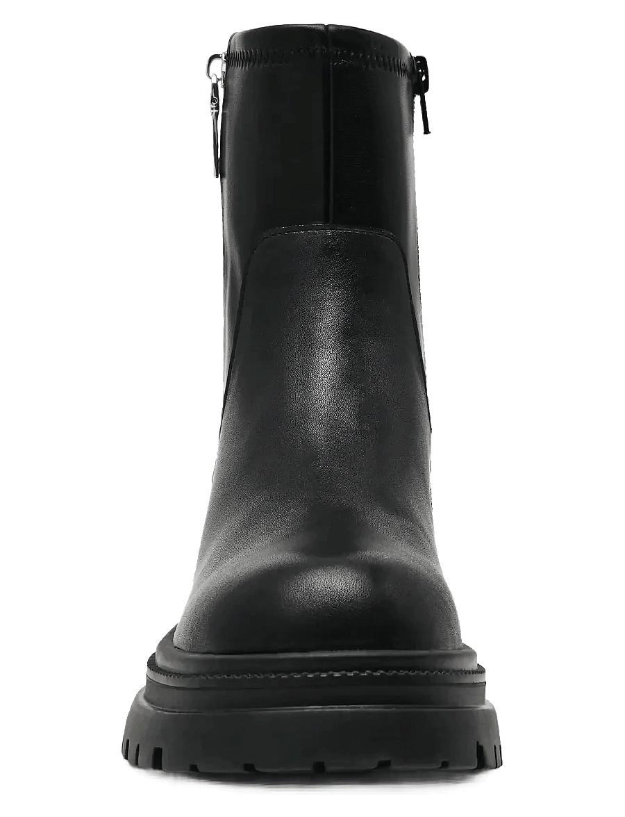 Steve Madden - Roadmap - platta ankelboots - blk action lea - 4
