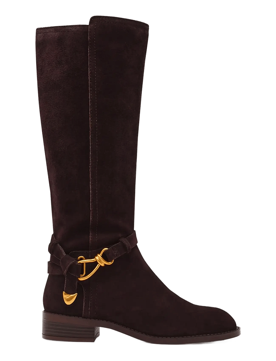 Steve Madden - Xtreme - pitkävartiset saappaat - brown suede - 0