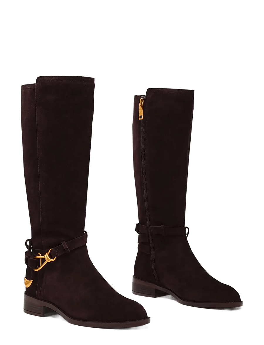 Steve Madden - Xtreme - pitkävartiset saappaat - brown suede - 1