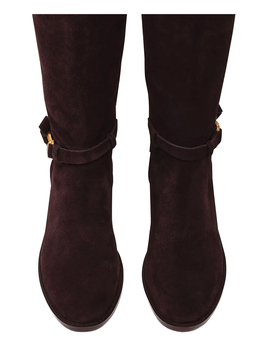 Steve Madden - Xtreme - pitkävartiset saappaat - brown suede - 3