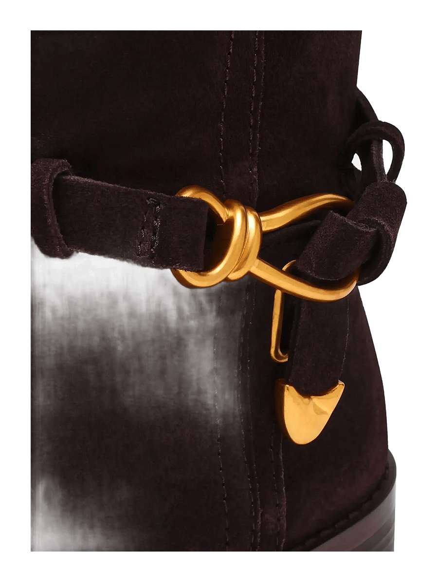 Steve Madden - Xtreme - pitkävartiset saappaat - brown suede - 4