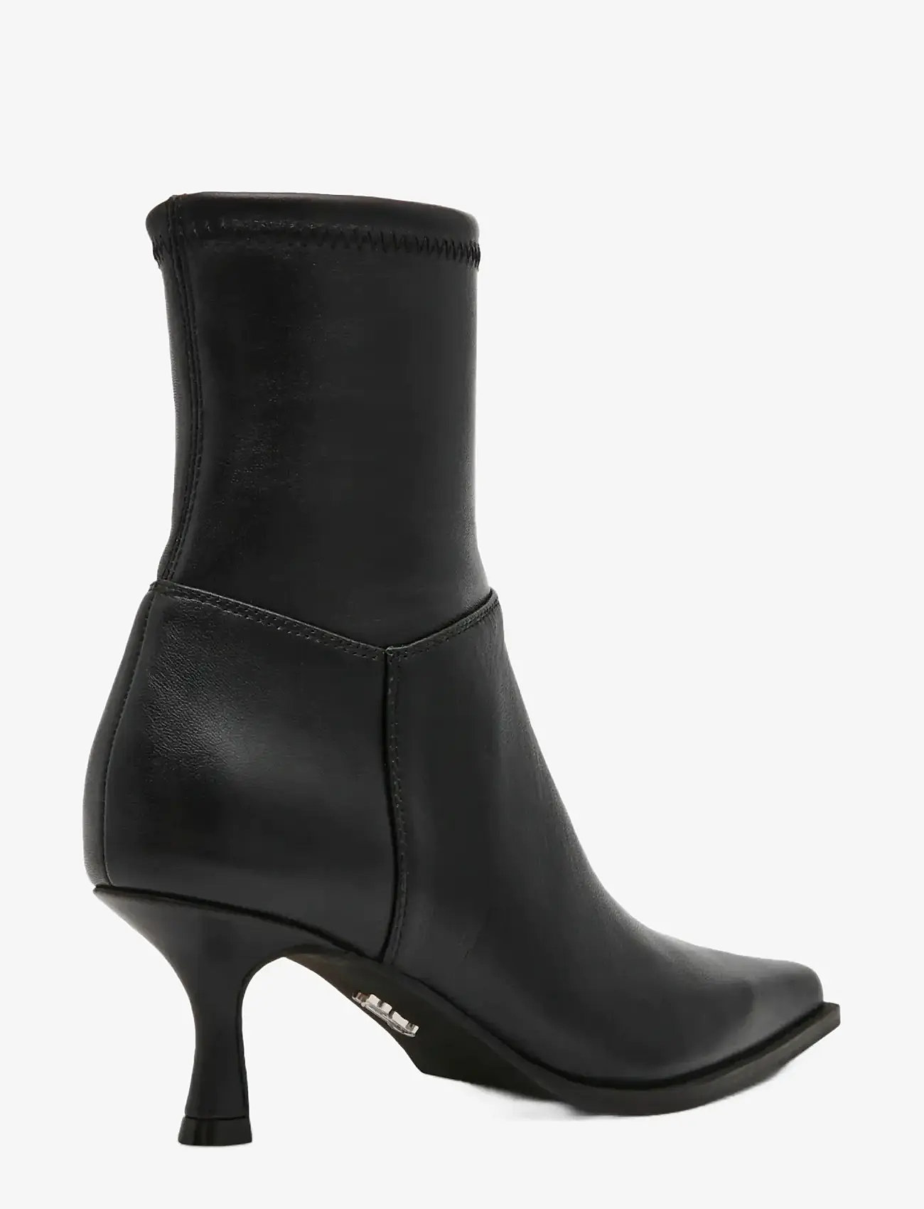 Steve Madden - Stasia2 - kontsaga poolsaapad - black leather - 2