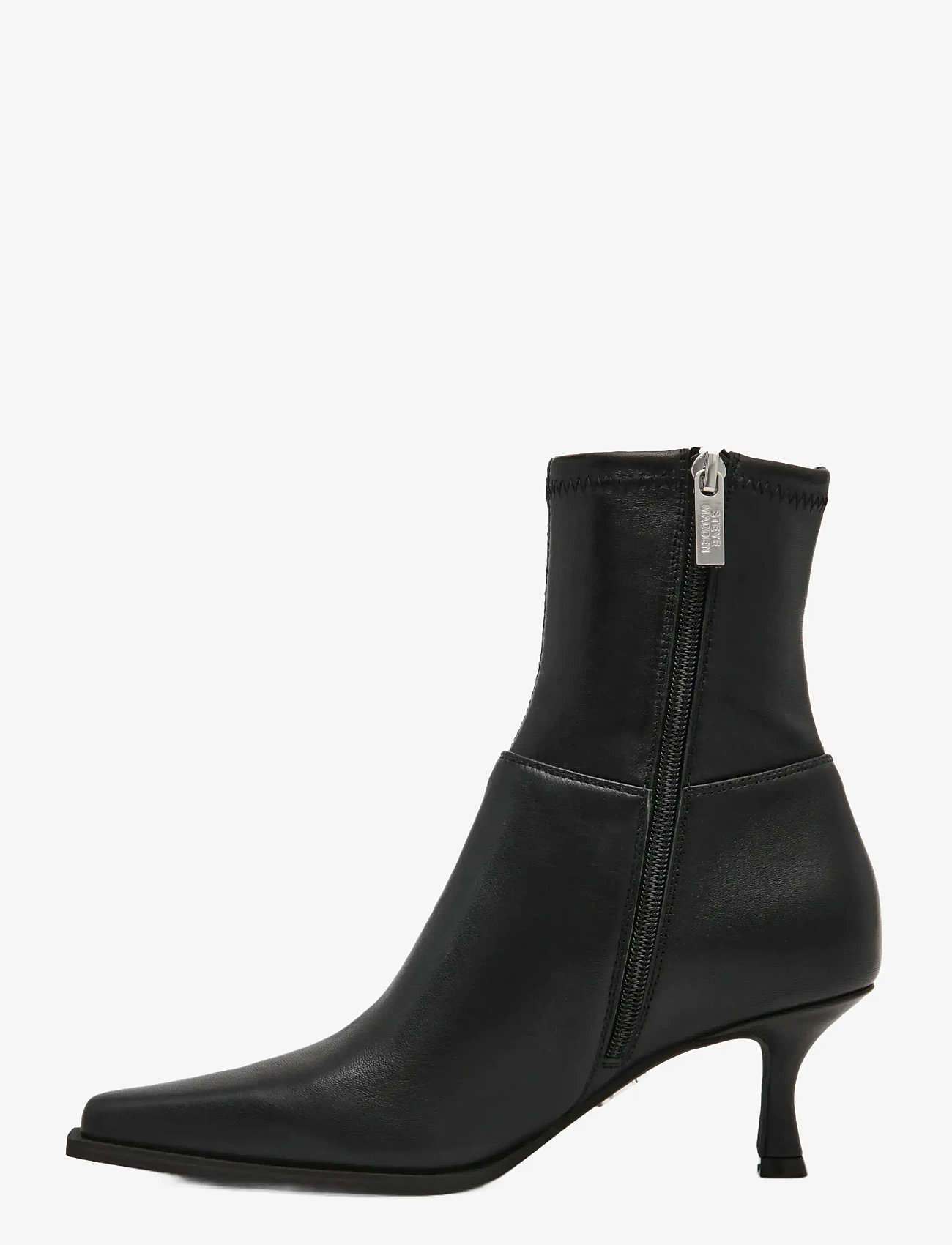 Steve Madden - Stasia2 - kontsaga poolsaapad - black leather - 3