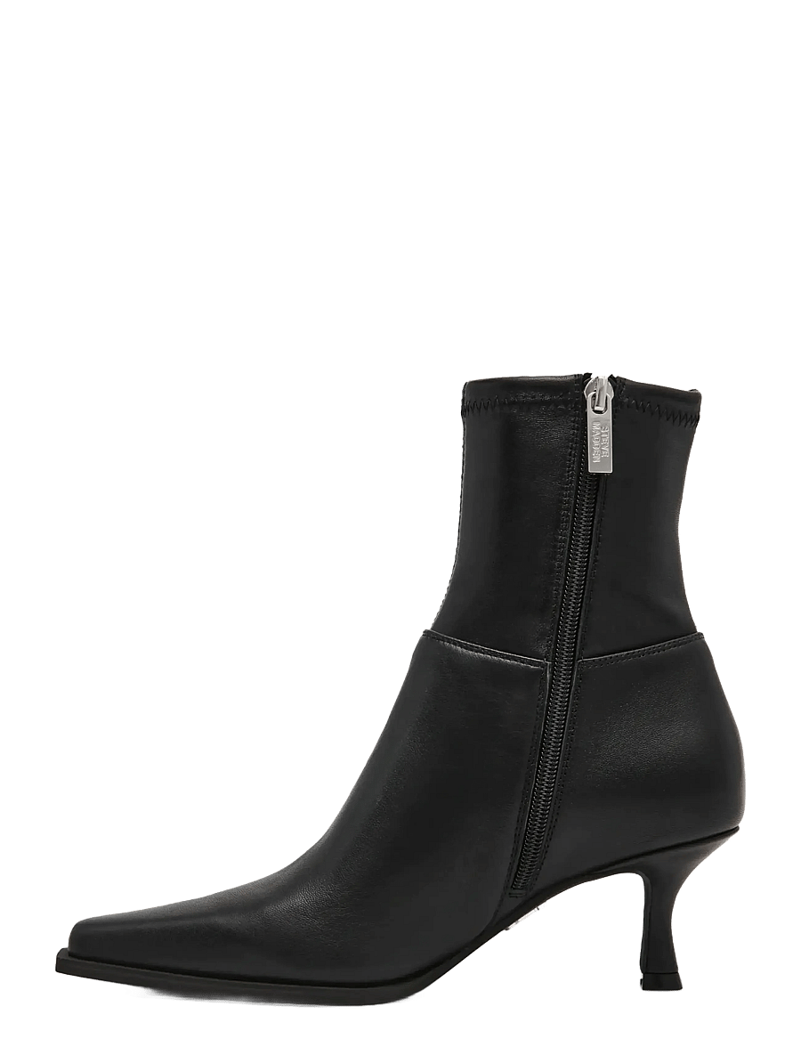 Steve Madden - Stasia2 - kontsaga poolsaapad - black leather - 3
