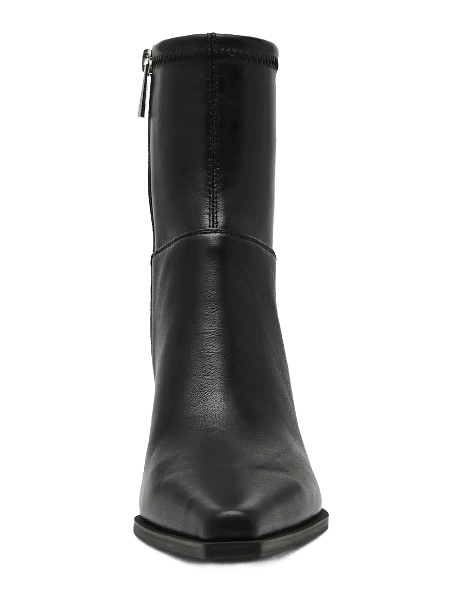 Steve Madden - Stasia2 - kontsaga poolsaapad - black leather - 4