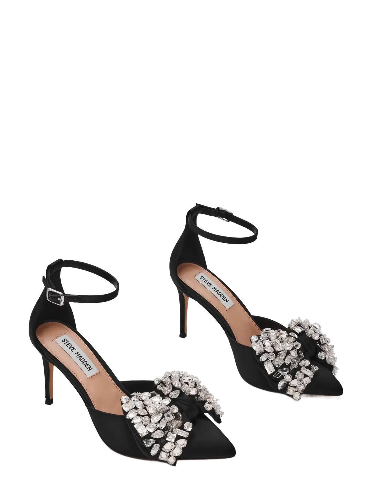 Steve Madden - Lumma - vakarėlių drabužiai išparduotuvių kainomis - blk satin - 1