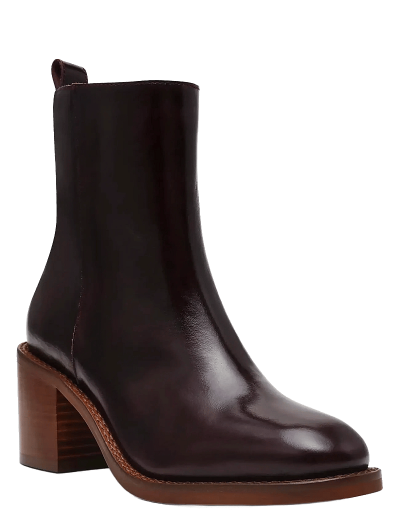 Steve Madden - Slender - bottines à talons - brown leather - 0