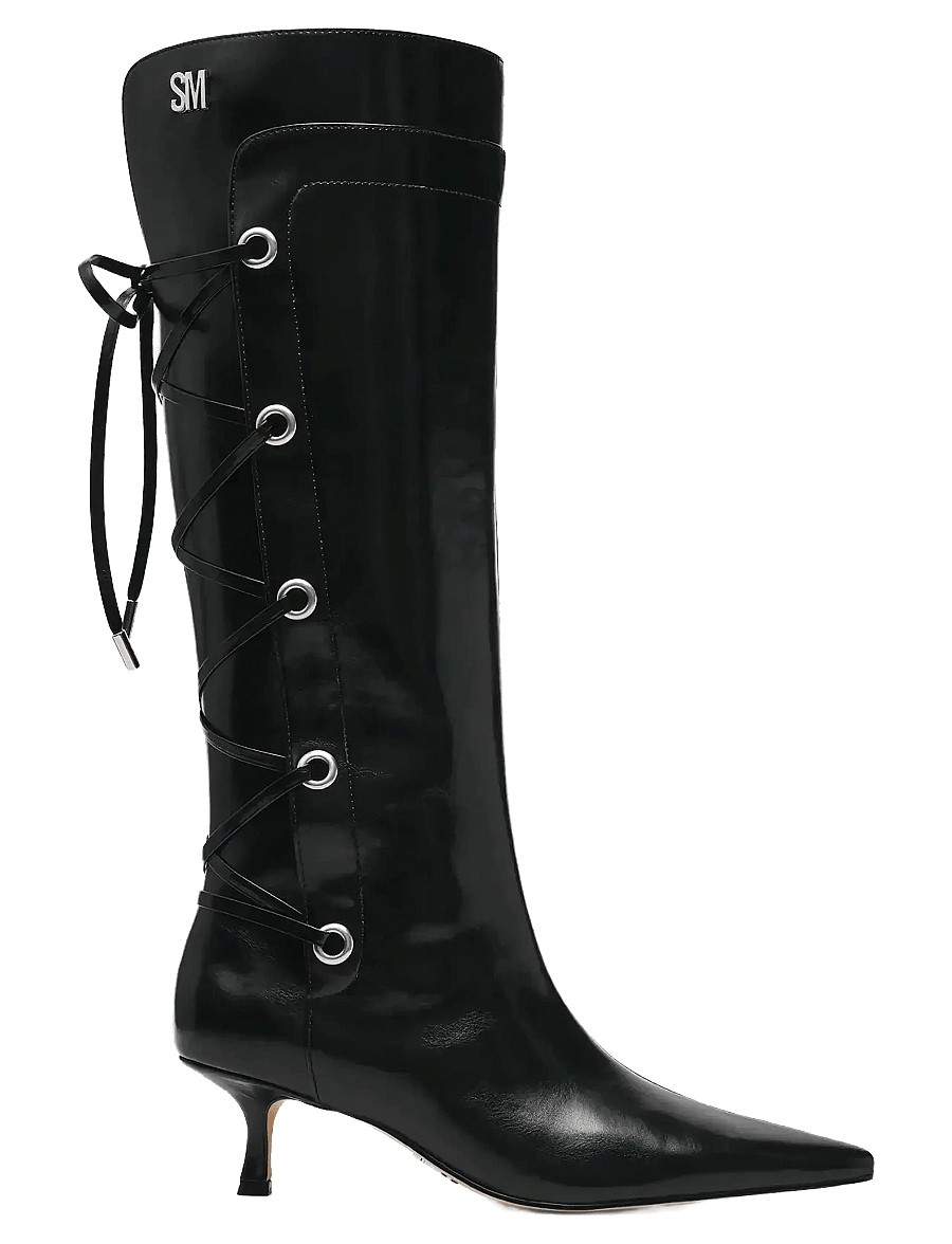 Steve Madden - Ballpark - ilgaauliai batai iki kelių - black - 0