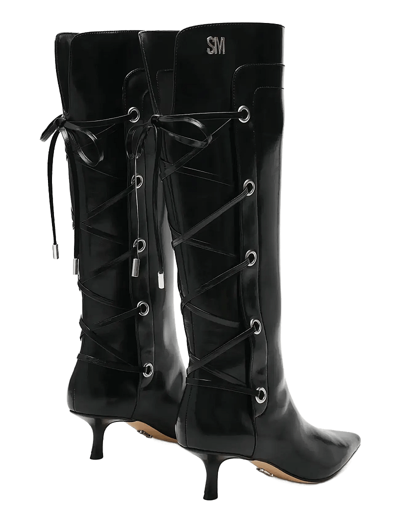 Steve Madden - Ballpark - pika säärega saapad - black - 2