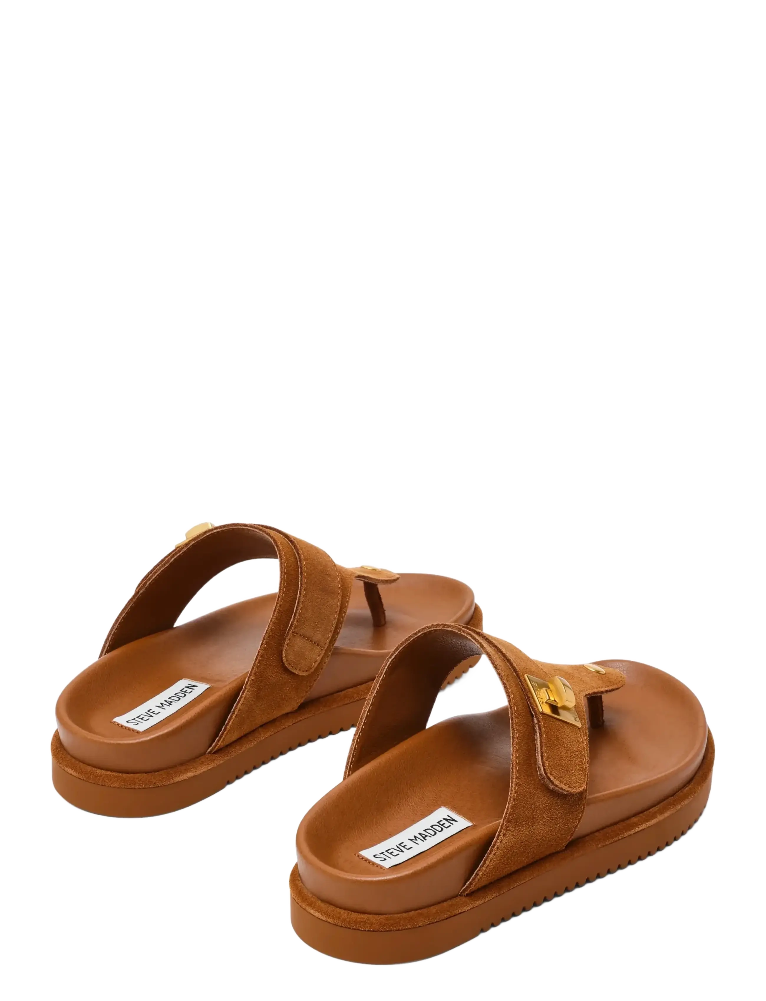 Steve Madden - Tuned-IN - platta sandaler - chestnut suede - 2