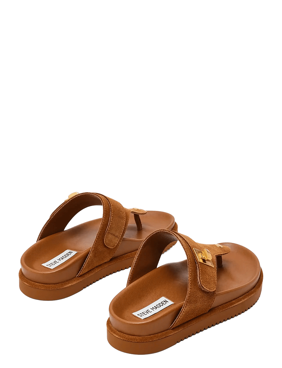 Steve Madden - Tuned-IN - platta sandaler - chestnut suede - 2