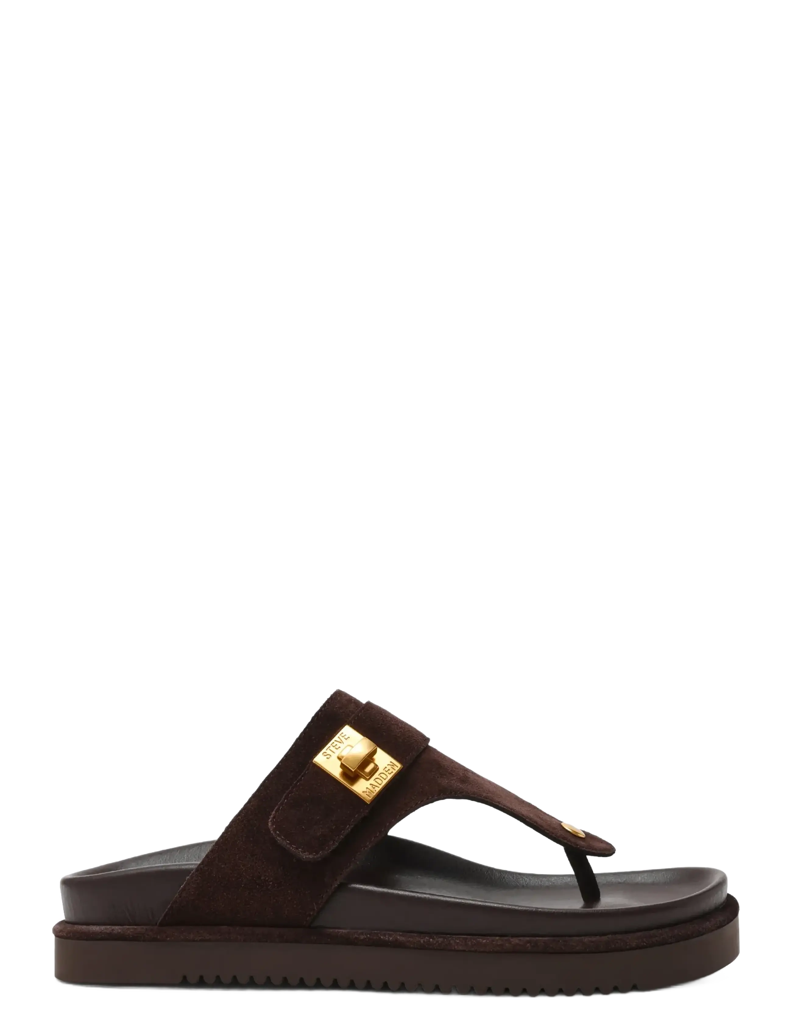 Steve Madden Tuned-IN - Sandaalid - CHOCOLATE BROWN SUEDE / brown