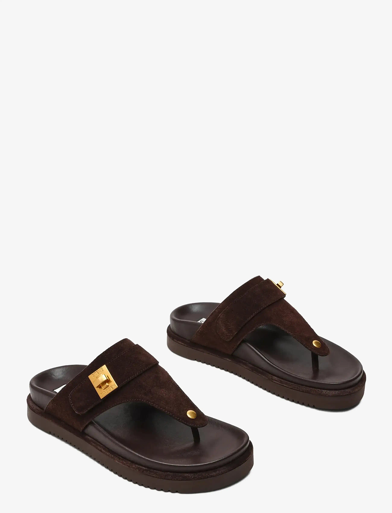 Steve Madden - Tuned-IN - kontsata sandaalid - chocolate brown suede - 1