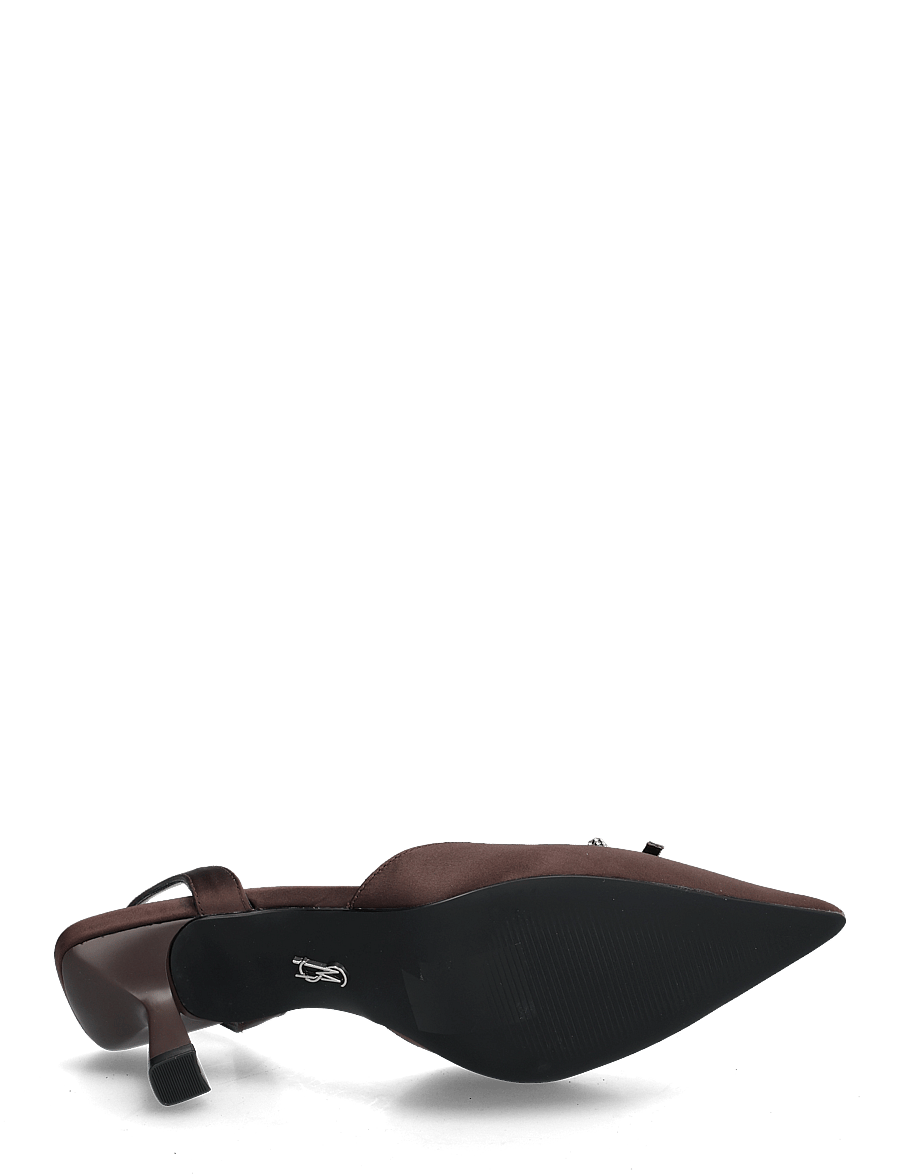 Steve Madden - Ander - escarpins - brown satin - 4