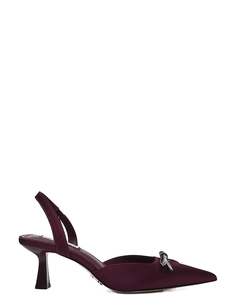 Steve Madden - Ander - kontsaga slingback-kingad - wine satin - 0