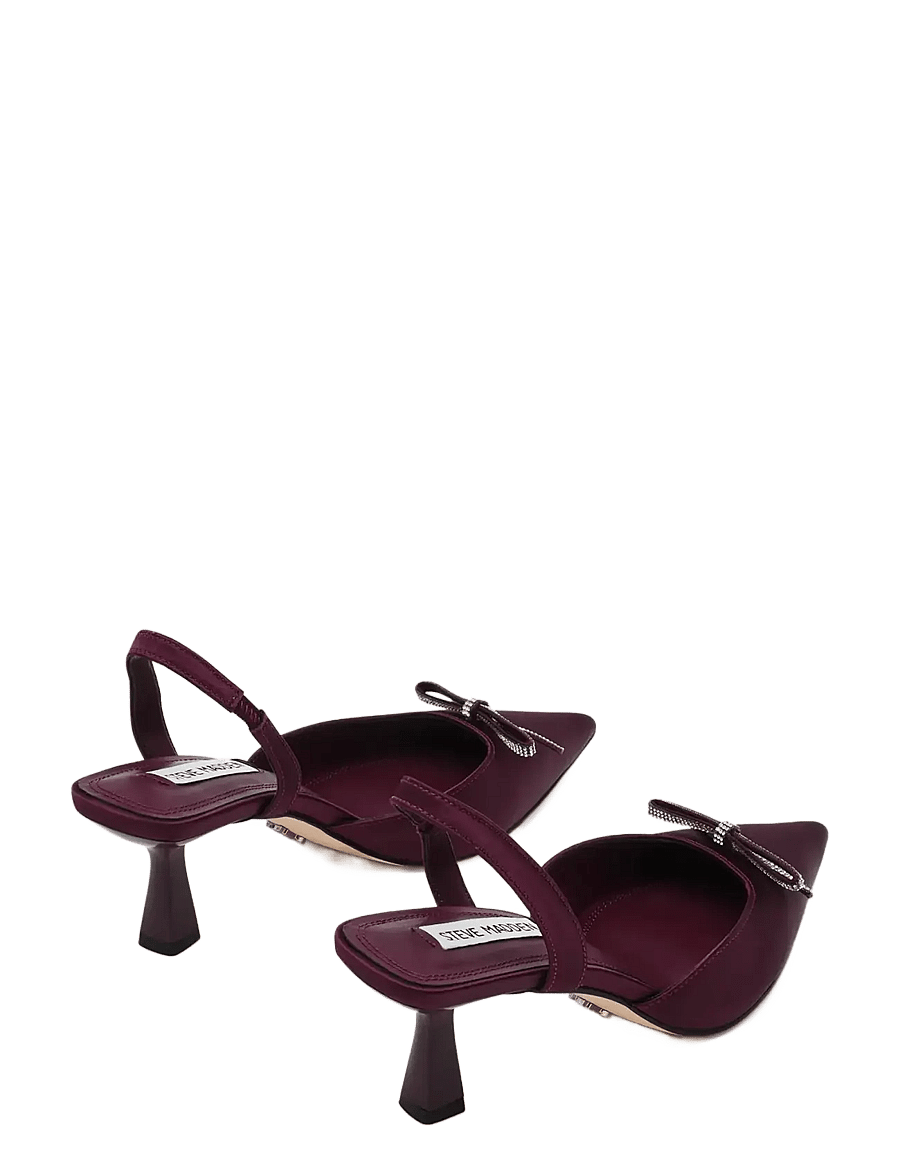 Steve Madden - Ander - kontsaga slingback-kingad - wine satin - 2