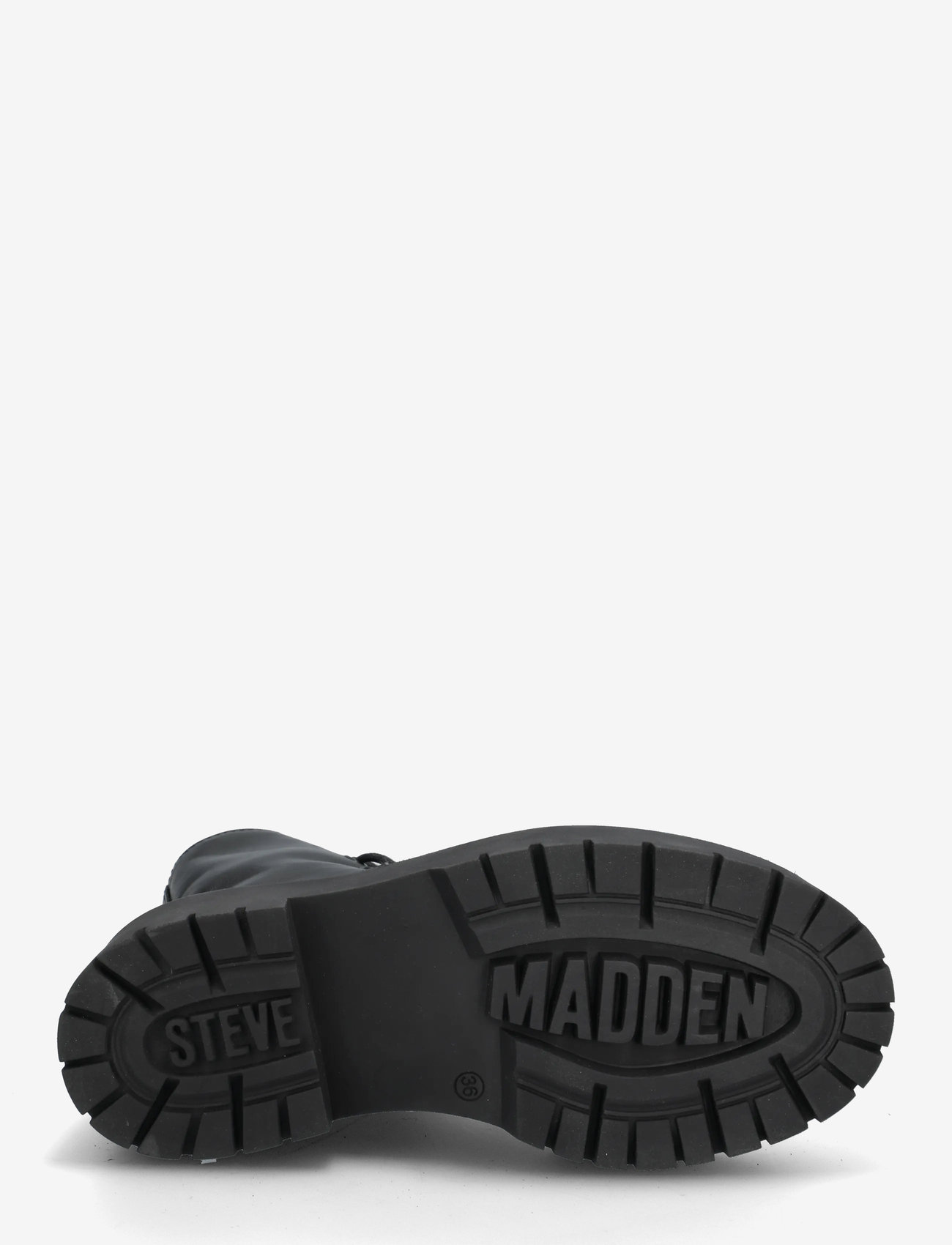 Steve Madden - Skylar-Fl - tasapohjaiset nilkkurit - black leather - 4