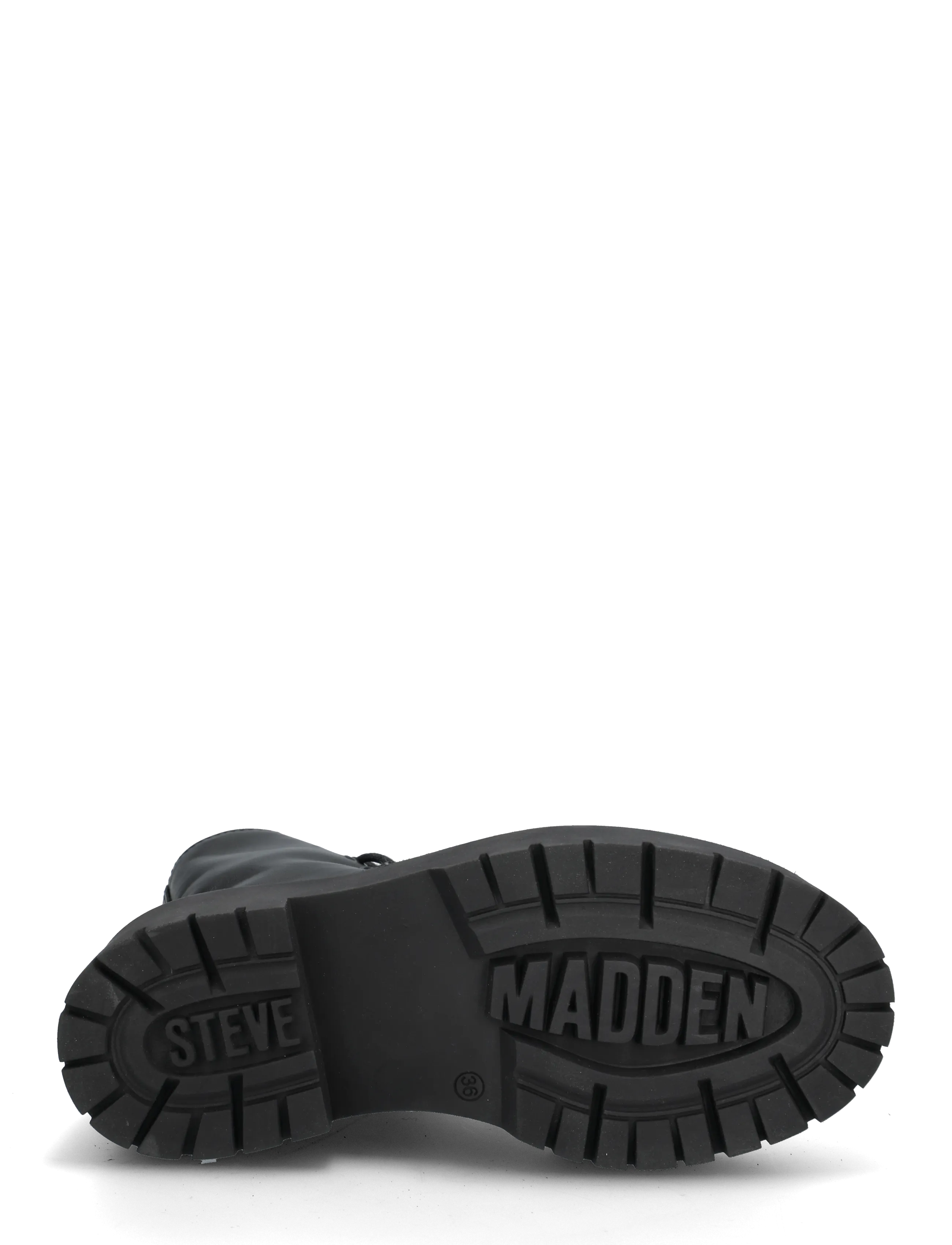 Steve Madden - Skylar-Fl - madalad poolsaapad - black leather - 4