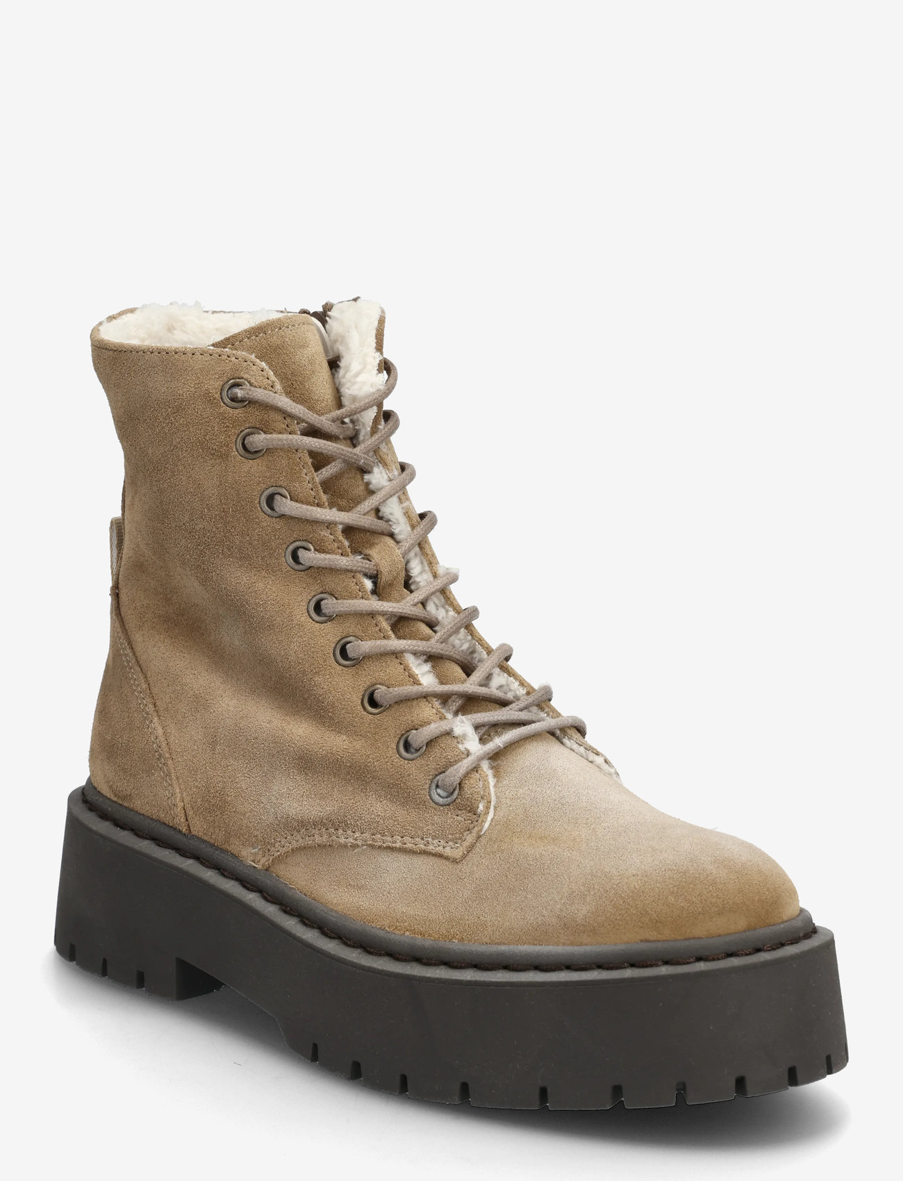 Steve Madden - Skylar-Fl - flache stiefeletten - taupe/brown - 0