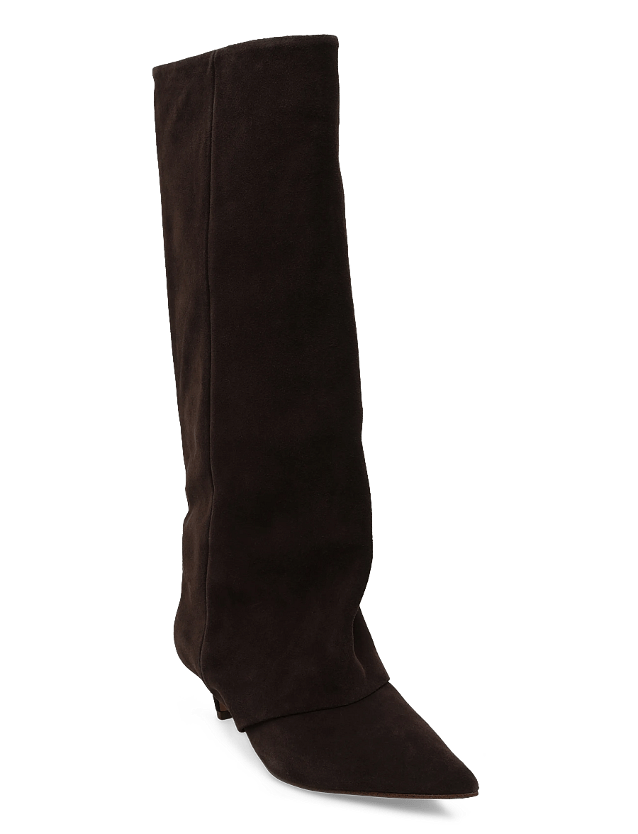 Steve Madden - Luca - kniehohe stiefel - brown suede - 0