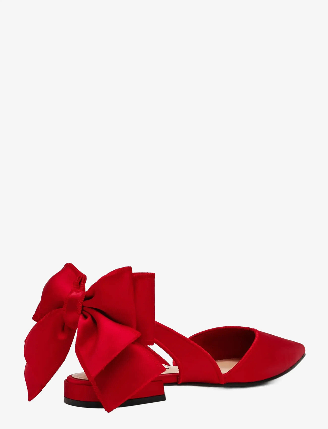 Steve Madden - Synthia - platta slingbacks - red satin - 2