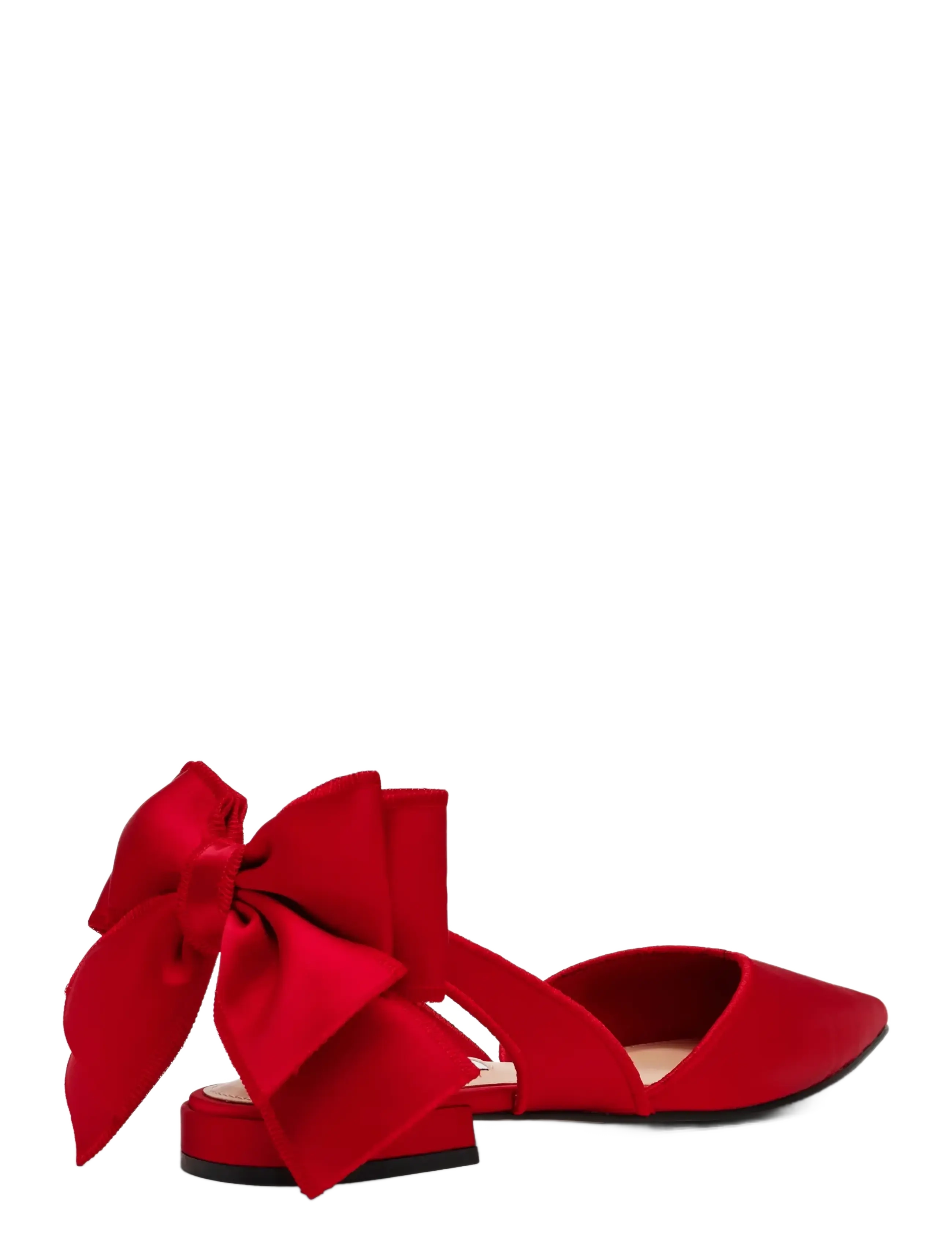 Steve Madden - Synthia - flade slingbacks - red satin - 2