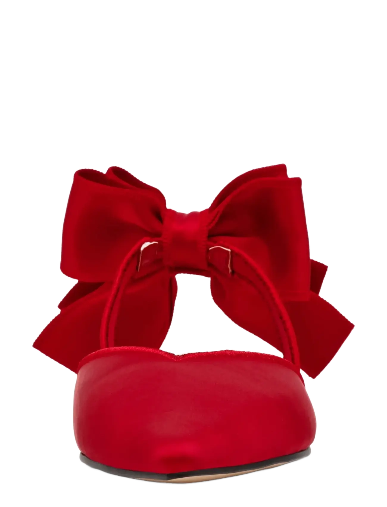Steve Madden - Synthia - flade slingbacks - red satin - 3