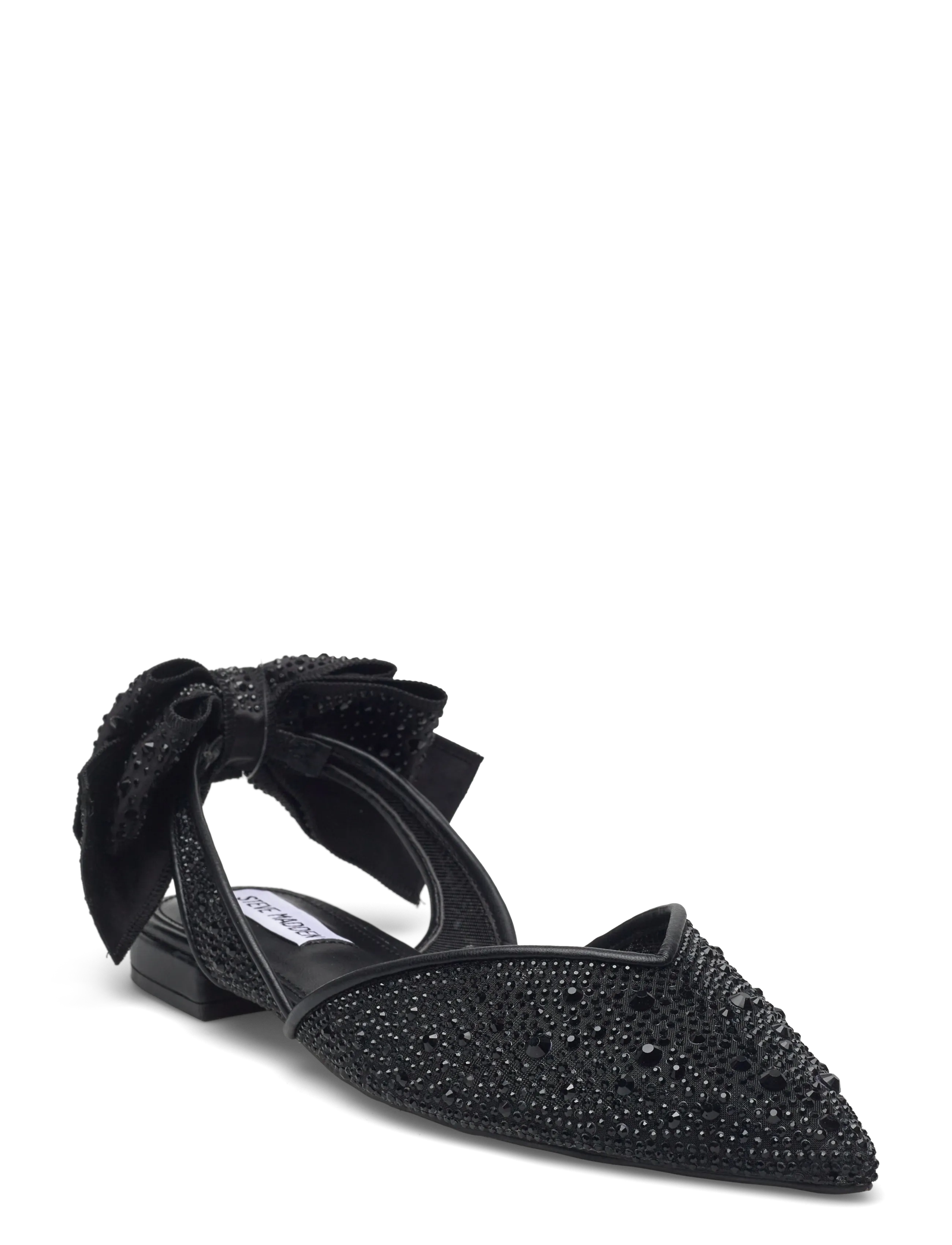 Steve Madden Synthia-Mr - Flache Slingbacks - BLACK / black