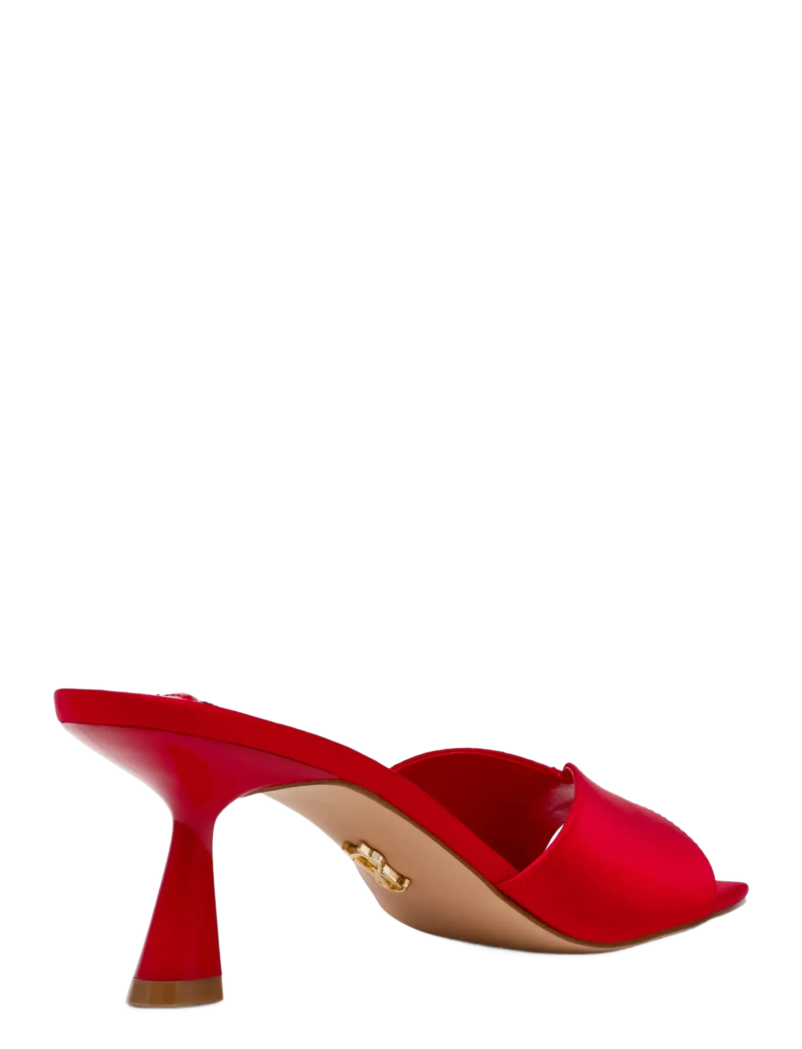 Steve Madden - Ivie - mules med hæle - red satin - 2