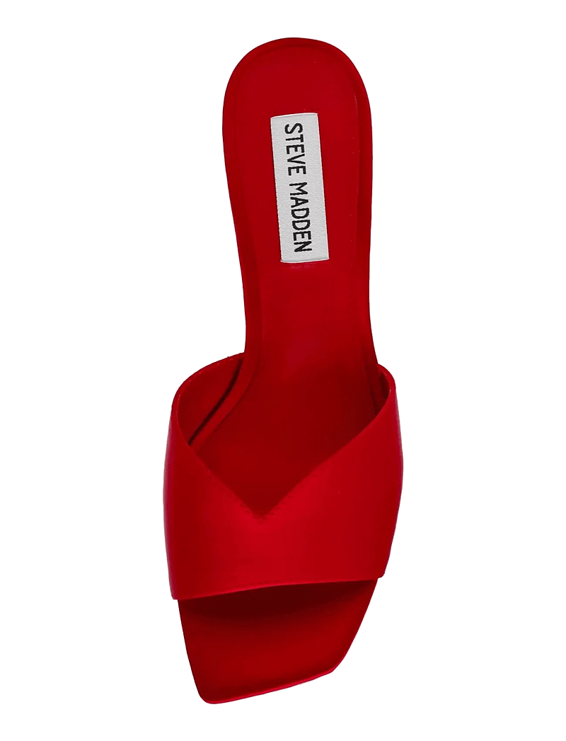 Steve Madden - Ivie - peeptoes - red satin - 5