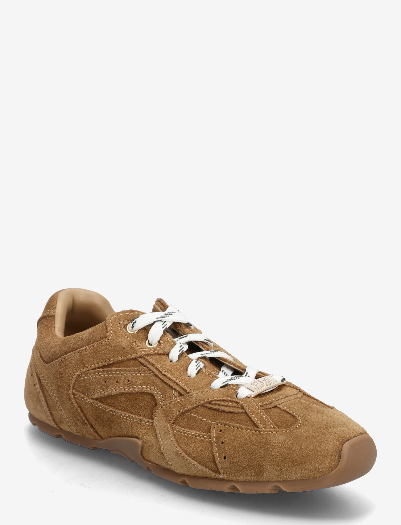 Steve Madden - Asiel - lave sneakers - camel suede - 0