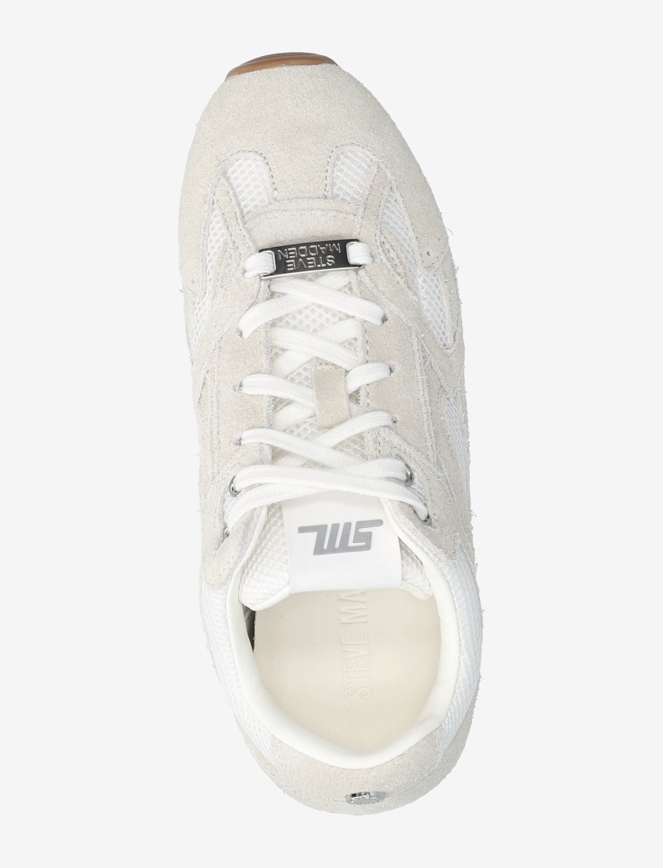 Steve Madden - Asiel - låga sneakers - white suede - 3