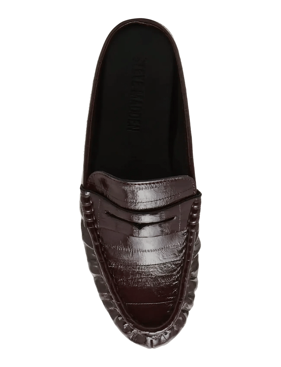 Steve Madden - Rafe - platta mules - burgundy - 5