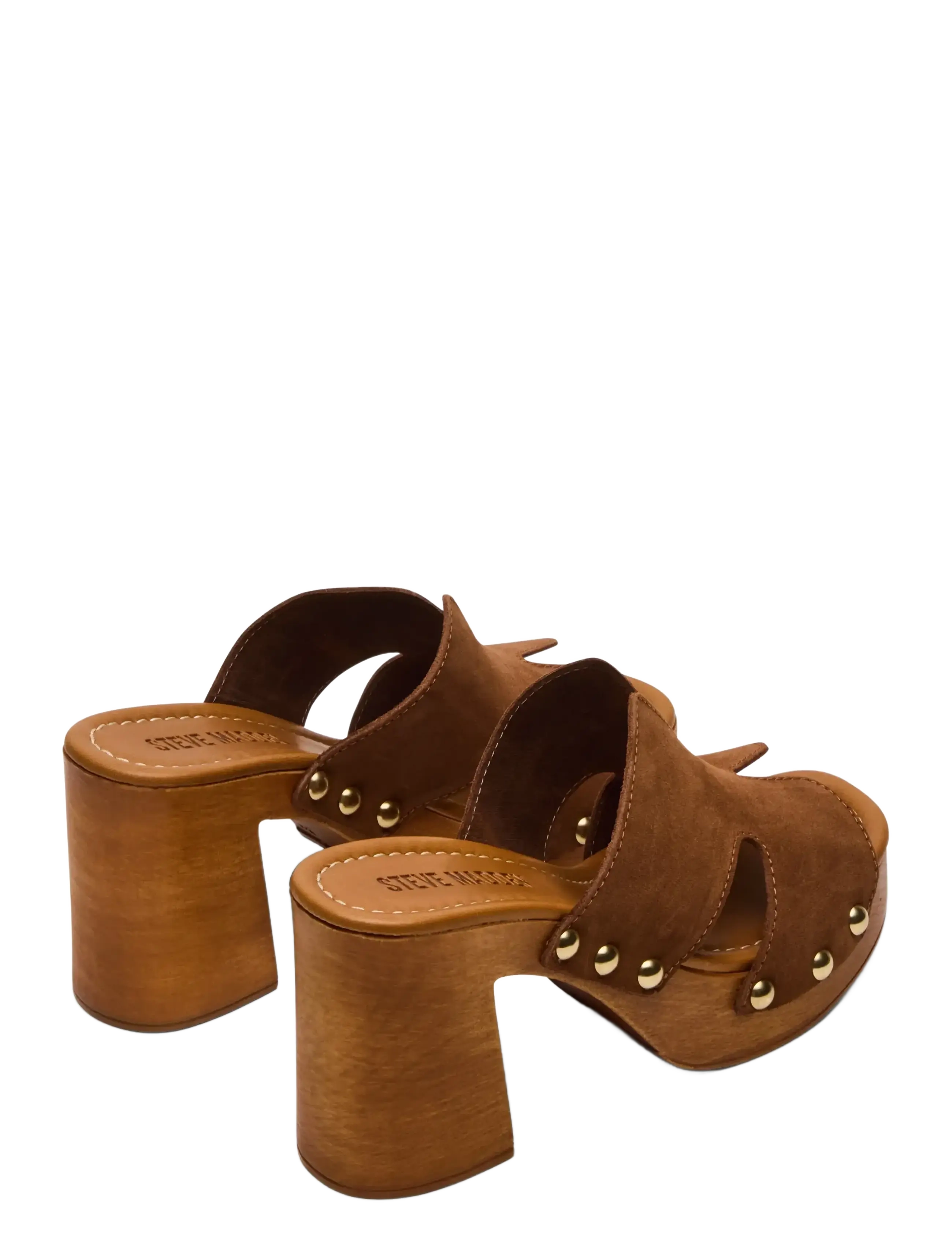 Steve Madden - Sunkissed - korolliset pistokkaat - chestnut suede - 2