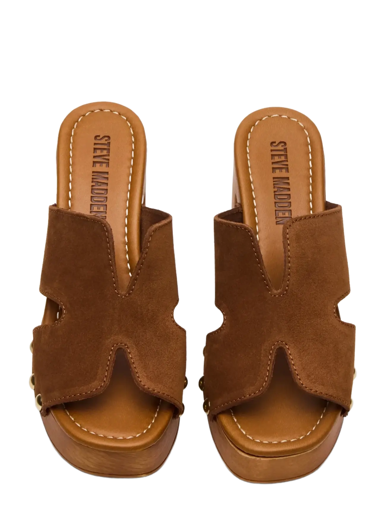 Steve Madden - Sunkissed - korolliset pistokkaat - chestnut suede - 3
