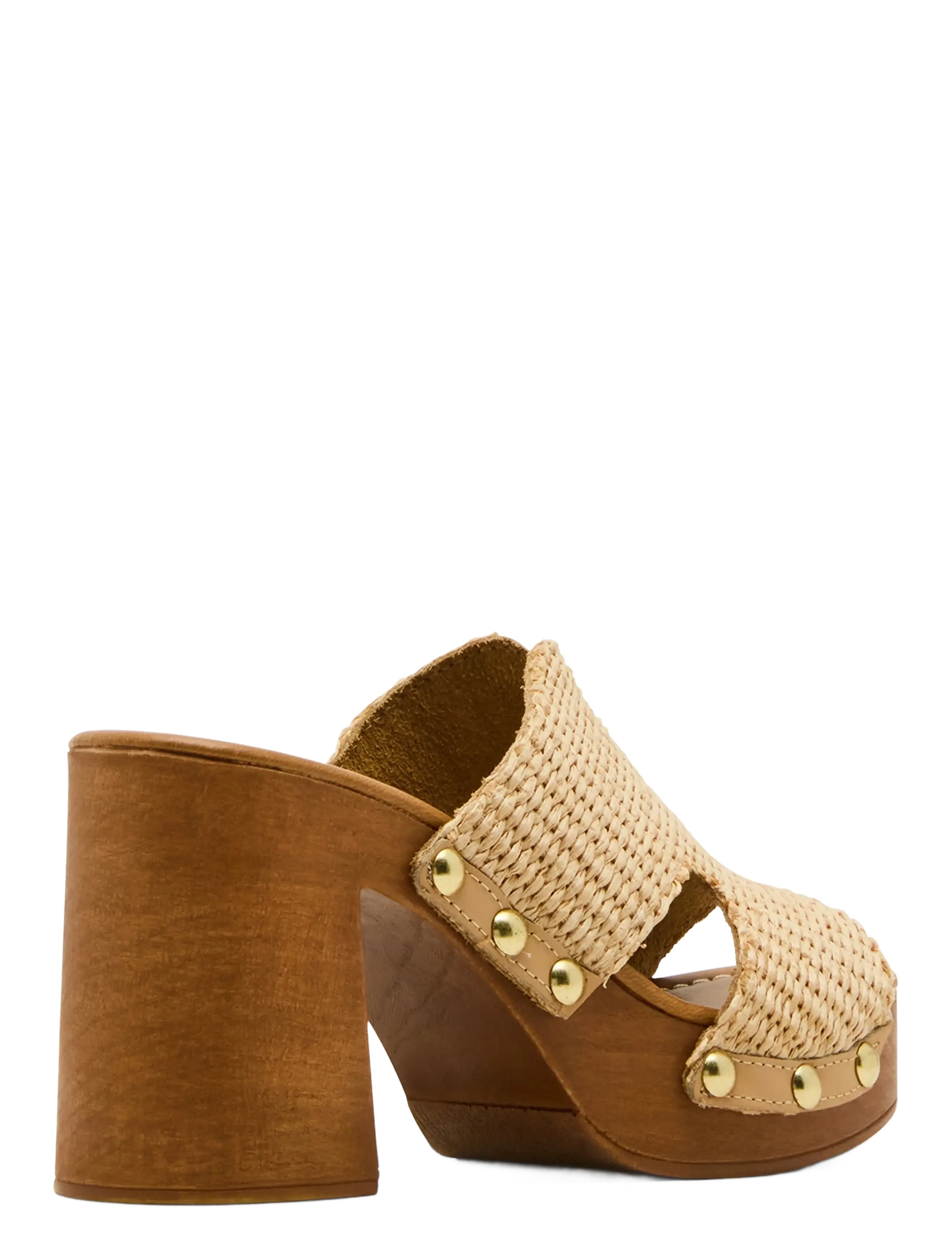 Steve Madden - Sunkissed - pantoletten mit absätzen - raffia - 2