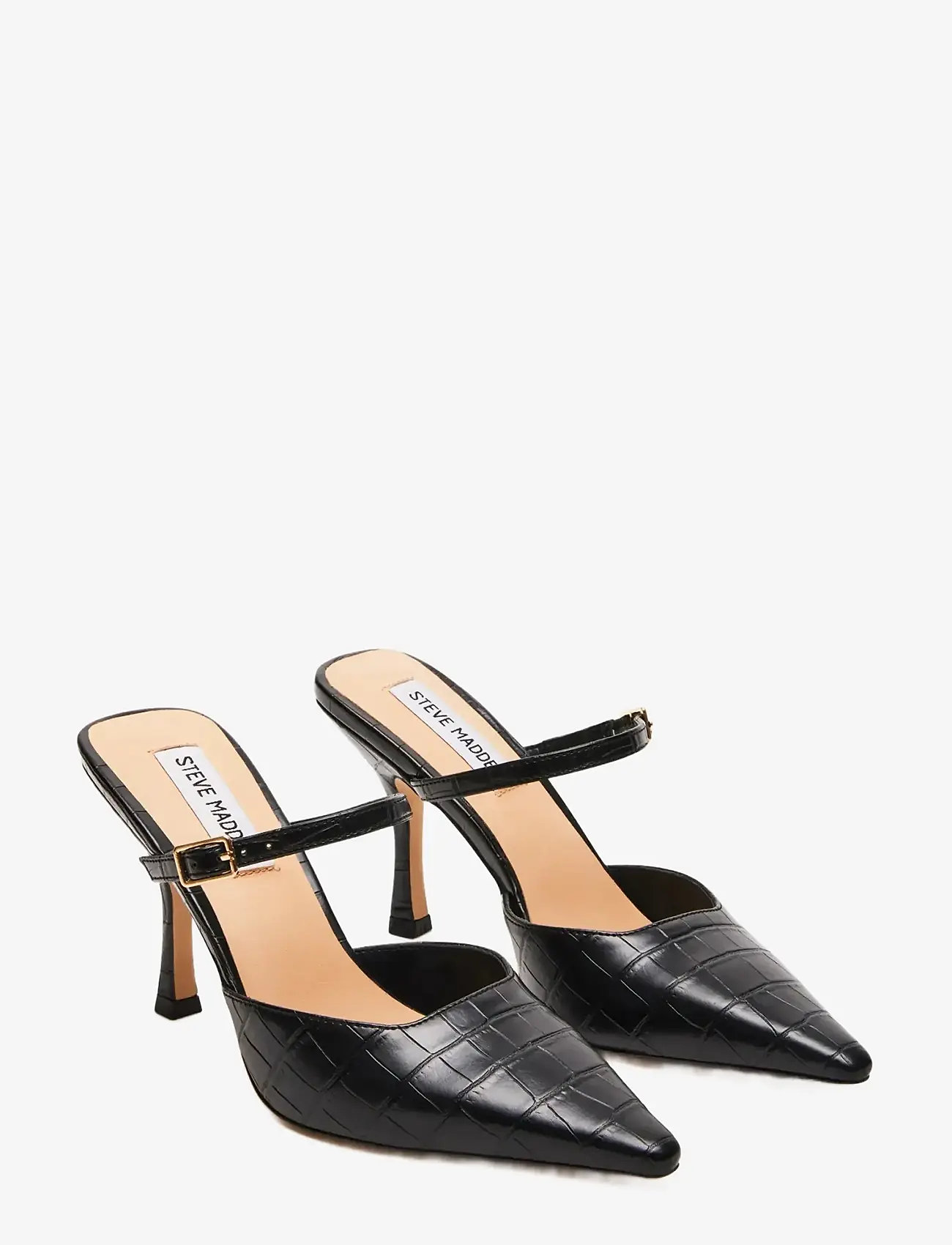 Steve Madden - Brecki - festtøj til outletpriser - black croco - 1