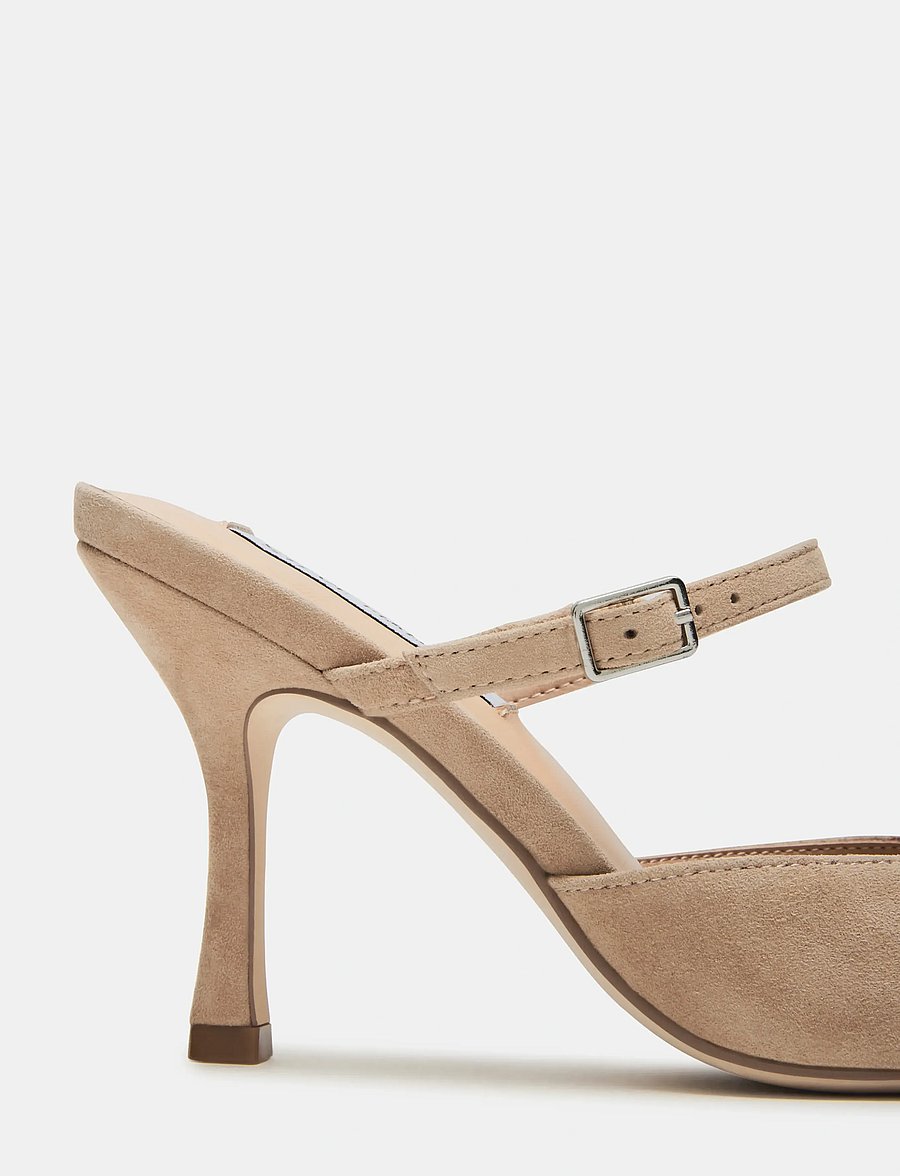 Steve Madden - Brecki - kontsaga muula-kingad - taupe suede - 4