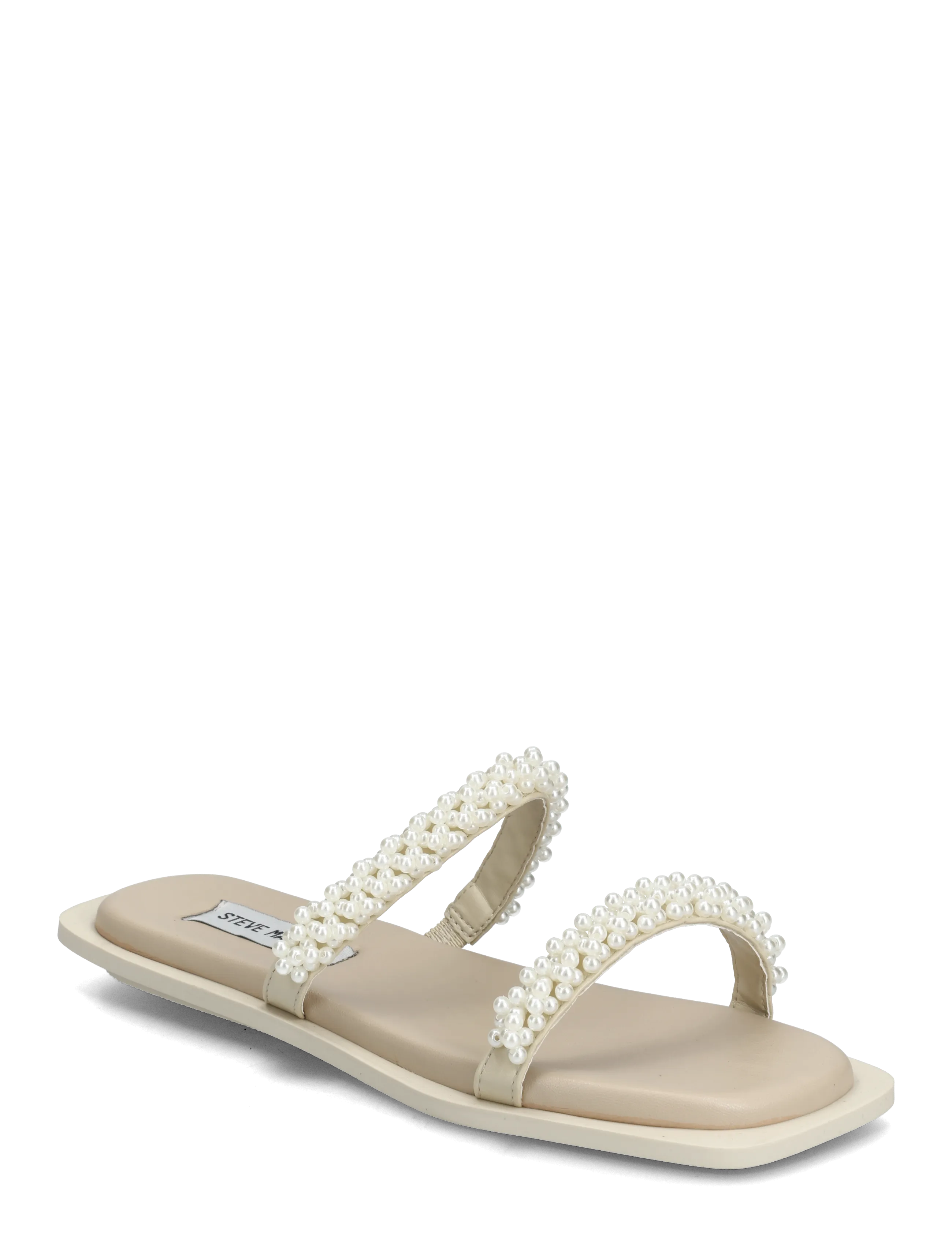 Steve Madden Sinne, 36, White, Sandaler > Flade Sandals, Dame