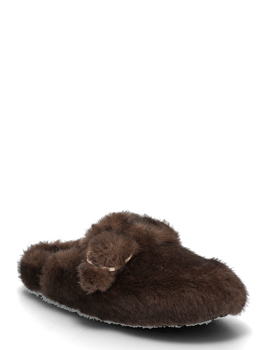 Steve Madden - Plushie - flade mules - dk brown - 0
