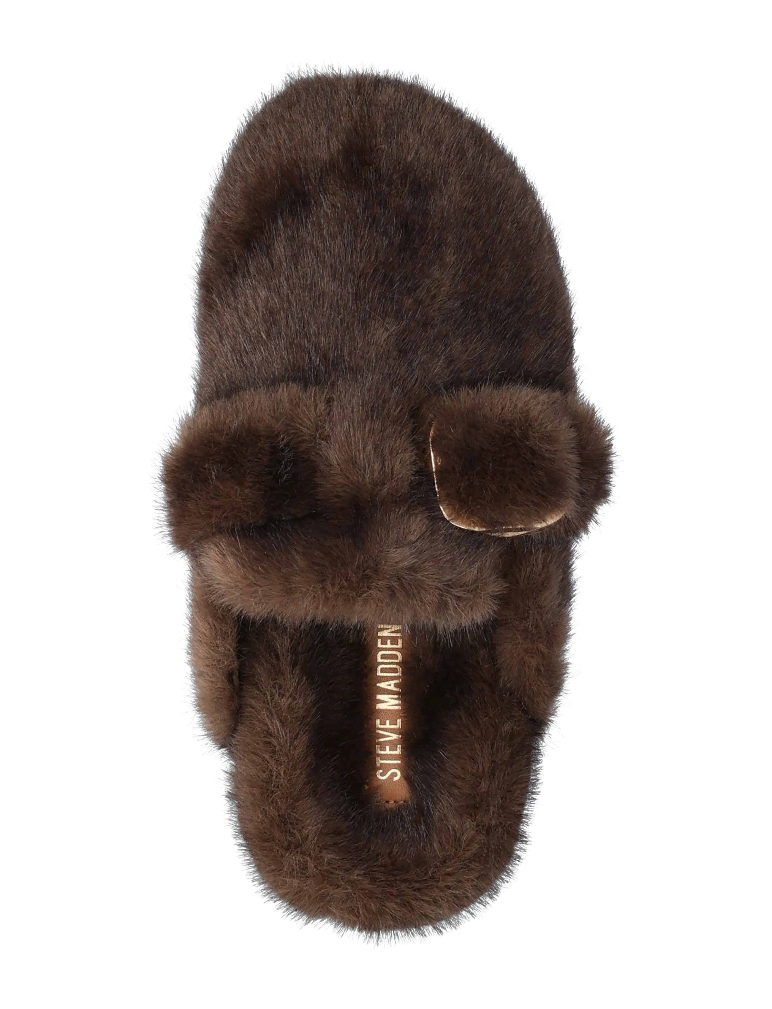 Steve Madden - Plushie - flade mules - dk brown - 3