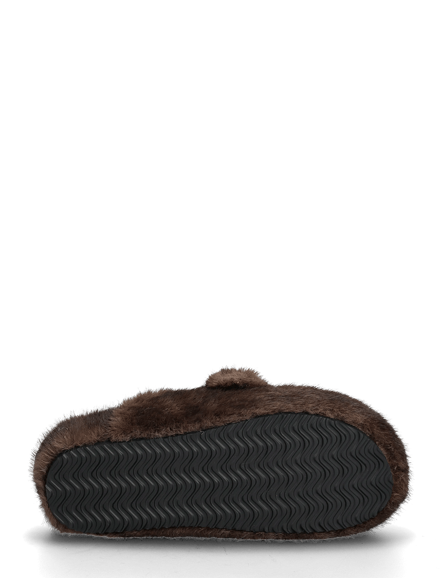 Steve Madden - Plushie - flade mules - dk brown - 4