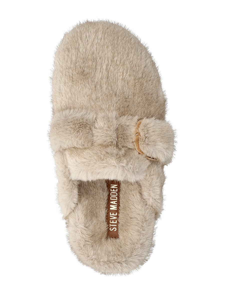 Steve Madden - Plushie - flatbotna mules - natural - 3