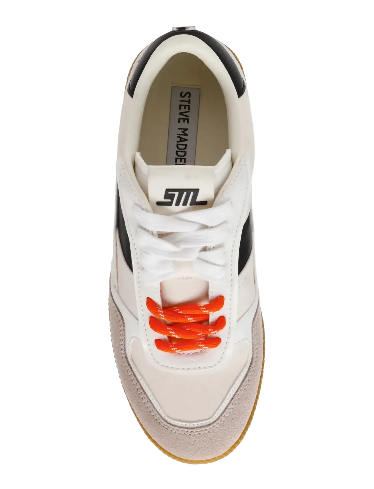 Steve Madden - Augustine - lave sneakers - wht/black - 5