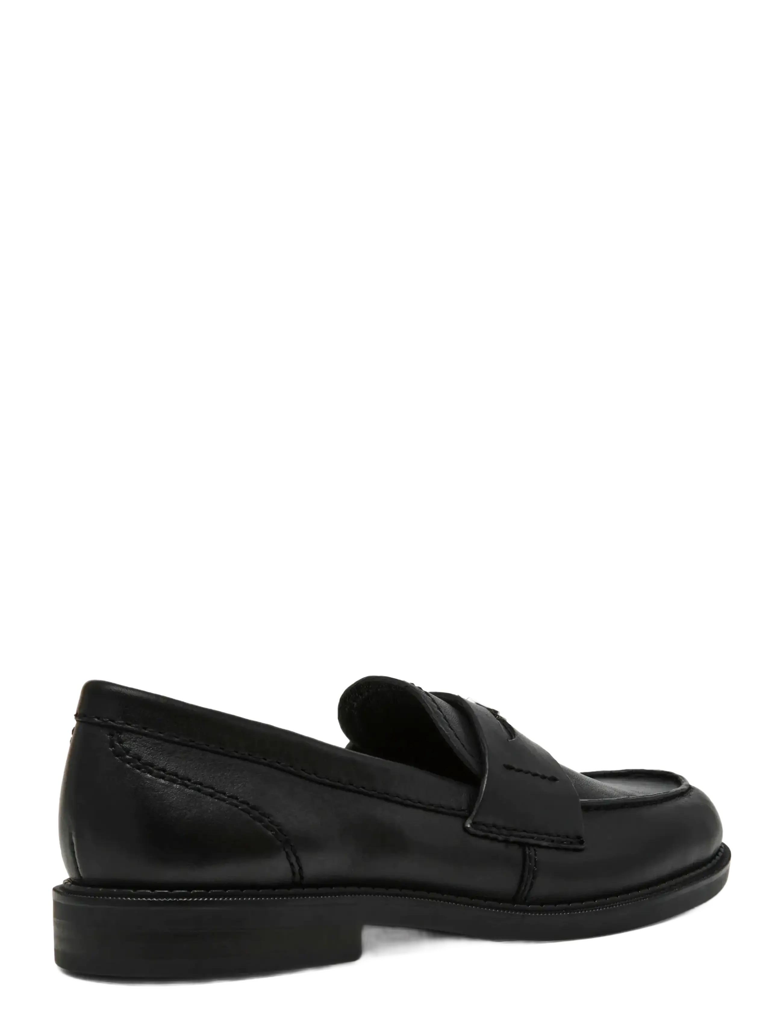 Steve Madden - Motor - loafers - black leather - 2